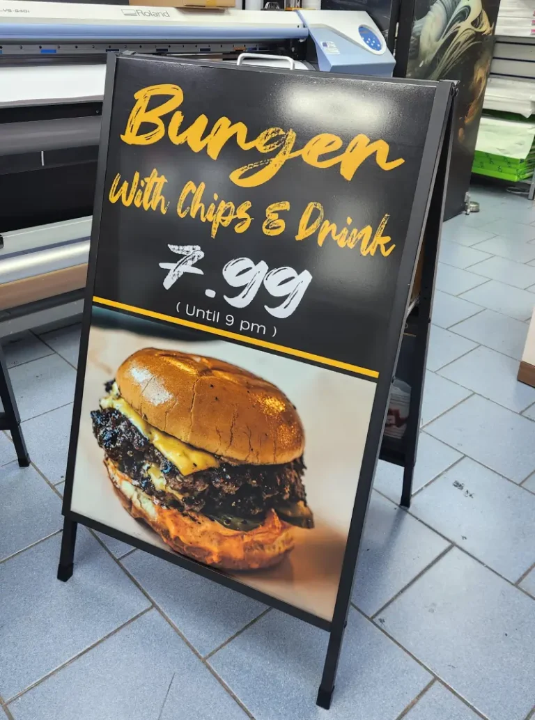 Burger Signage